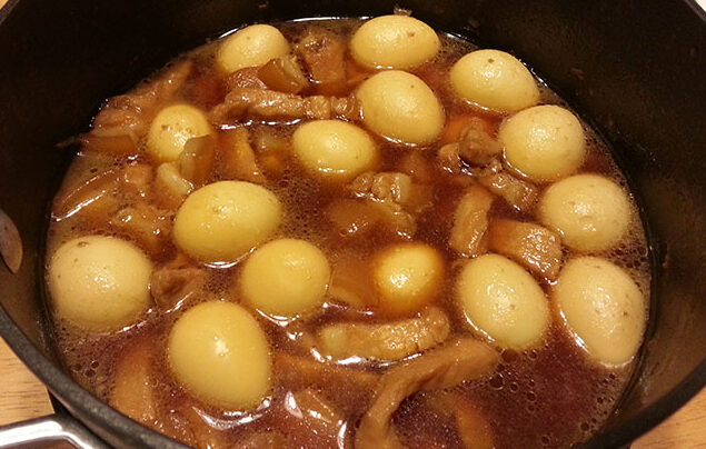 How to make stewed meat with eggs 3