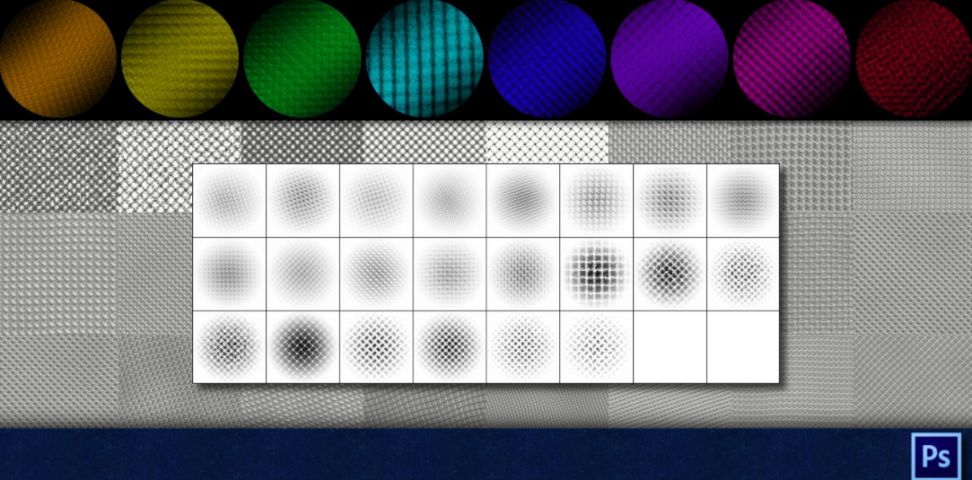 Photoshop Brushes for Painting Hair Skin and Fabric Texture