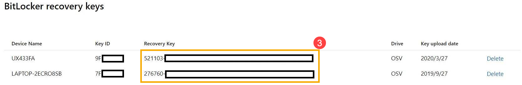 Cách tìm mã BitLocker recovery trên Win 10