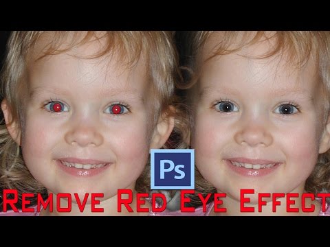How to fix red eyes Photoshop