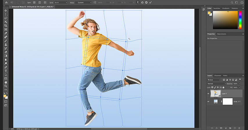 How to fix distortion in Photoshop