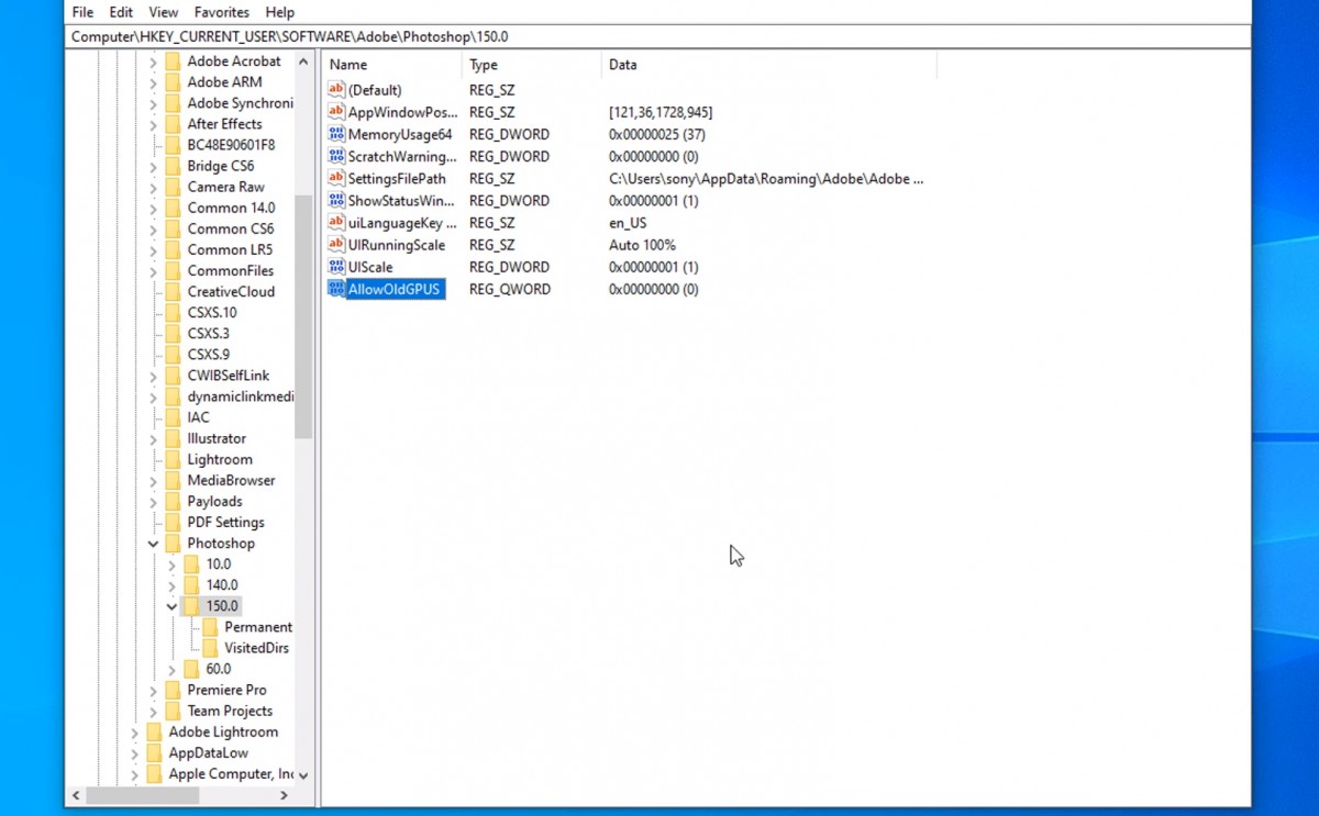 Rename the New file to AllowOldGPUS