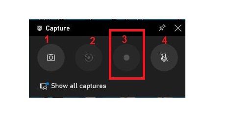 Computer screen recording