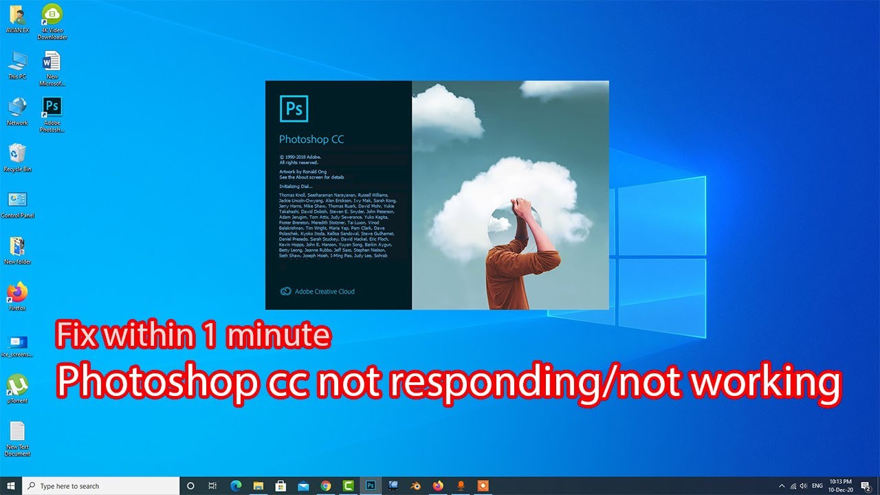 Fix Adobe Photoshop 2022 not responding