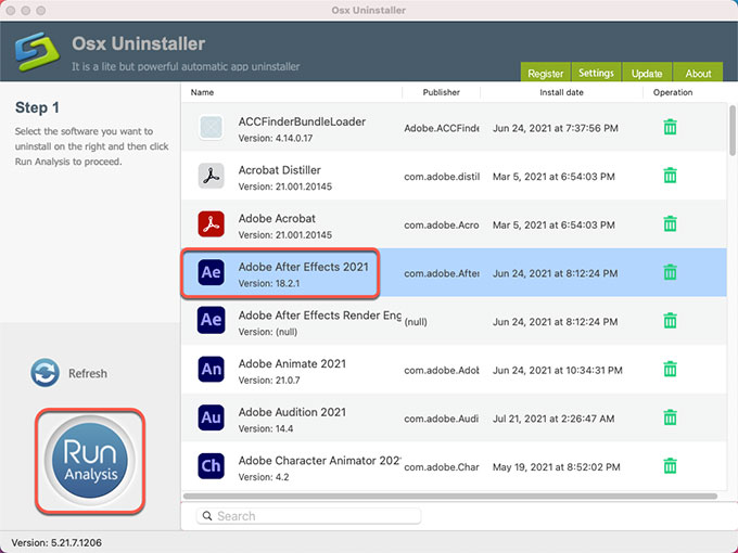 Launch Osx Uninstaller app